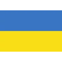 Zászló ukrán 20 x 30 cm