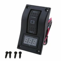 Kapcsolótábla, akkumulátor teszter