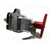 Áramtalanító kapcsoló, kulcsos