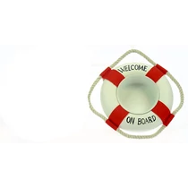 Mentőgyűrű mécsestartó