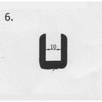 Hajó gumiprofil, dörzsléc Hajó gumiprofil, dörzsléc
