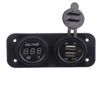 Voltmérő és USB töltő