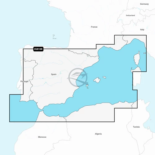 Navionics Platinum+ térkép EU010R, Spanyol és Földközi-tenger partvidék