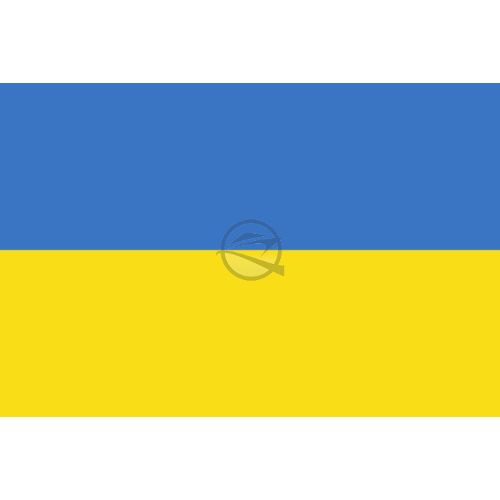 Zászló ukrán 20 x 30 cm