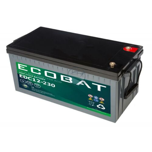 Ecobat AGM zselés munka akkumulátor