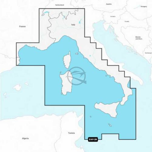 Navionics Platinum+ térkép EU012R, Földközi-tenger, Közép és Nyugat-Európa