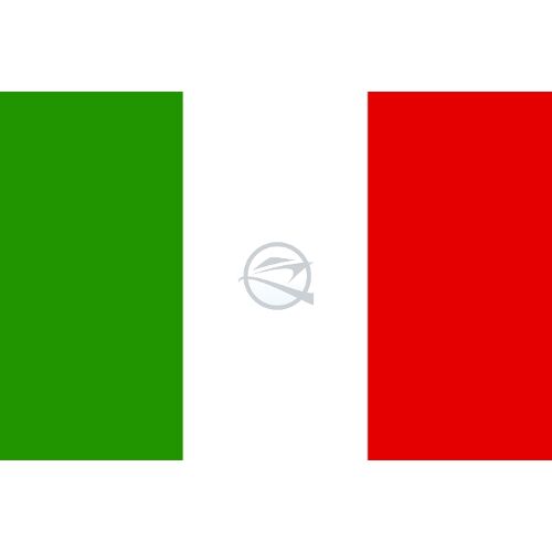 Zászló olasz 20 x 30 cm