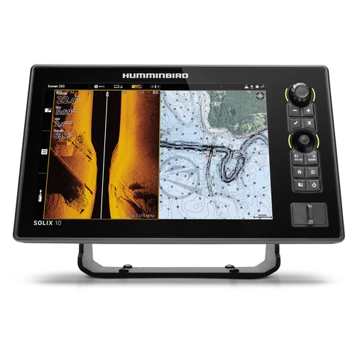 Humminbird Solix 10 Chirp Mega plus SI GPS G3 halradar