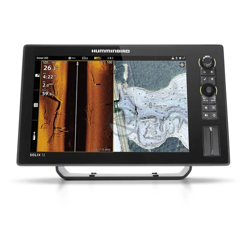 Humminbird Solix 12 Chirp Mega plus SI GPS G3 halradar