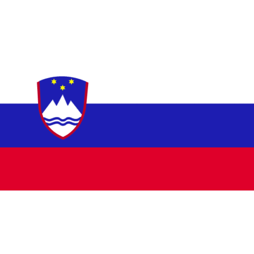 zászló szlovén 20 x 30 cm kötős