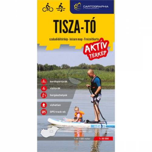 Tisza-Tó Turista térkép, kerékpáros térkép, vízitérkép, horgásztérkép